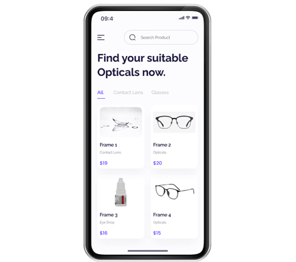 Optical shopping portal